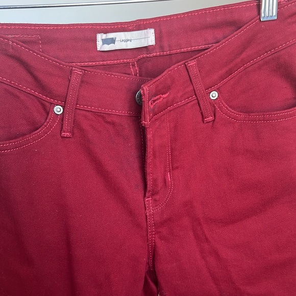 Levi’s - Red Legging Jeans - Women’s 6 - Picture 8 of 8